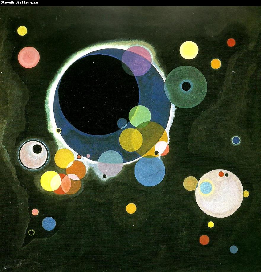 Wassily Kandinsky Red oval